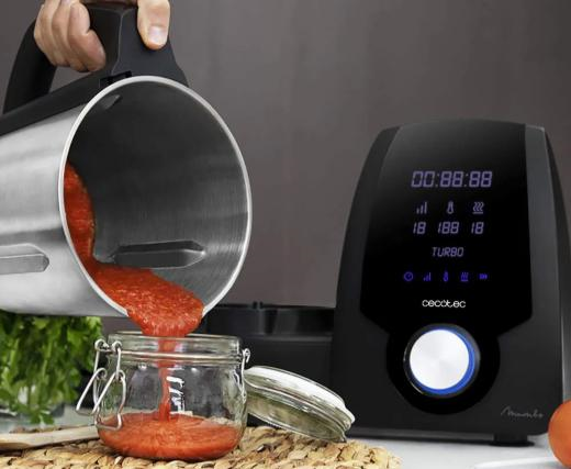 tamaño del vaso en robots de cocina